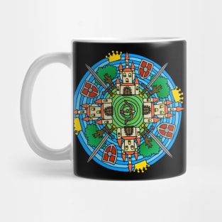 Medieval & Fantasy Themed Mandala Mug